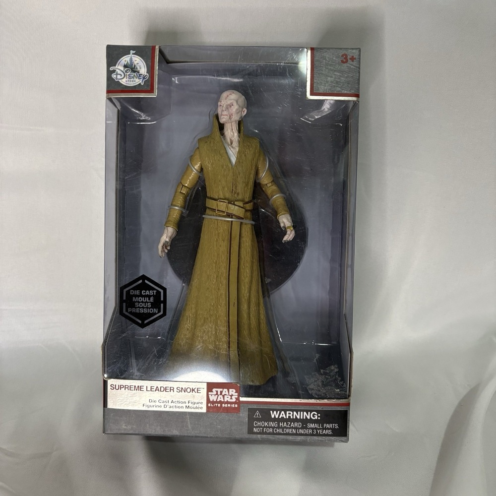 Disney Store Star Wars Elite Series Supreme Leader Snoke Diecast 7 Inch NIB